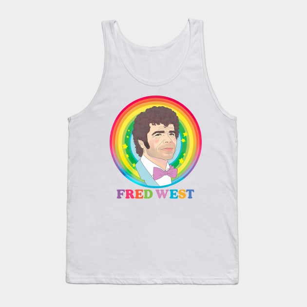 Fred West / 90s Style Aesthetic Design Tank Top by DankFutura